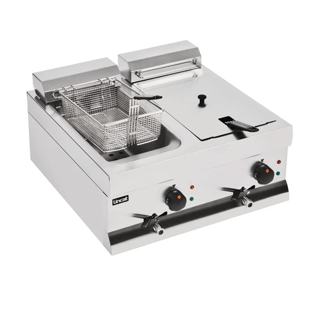 Lincat DF66 Fryer Twin Tank Twin Basket Countertop Electric