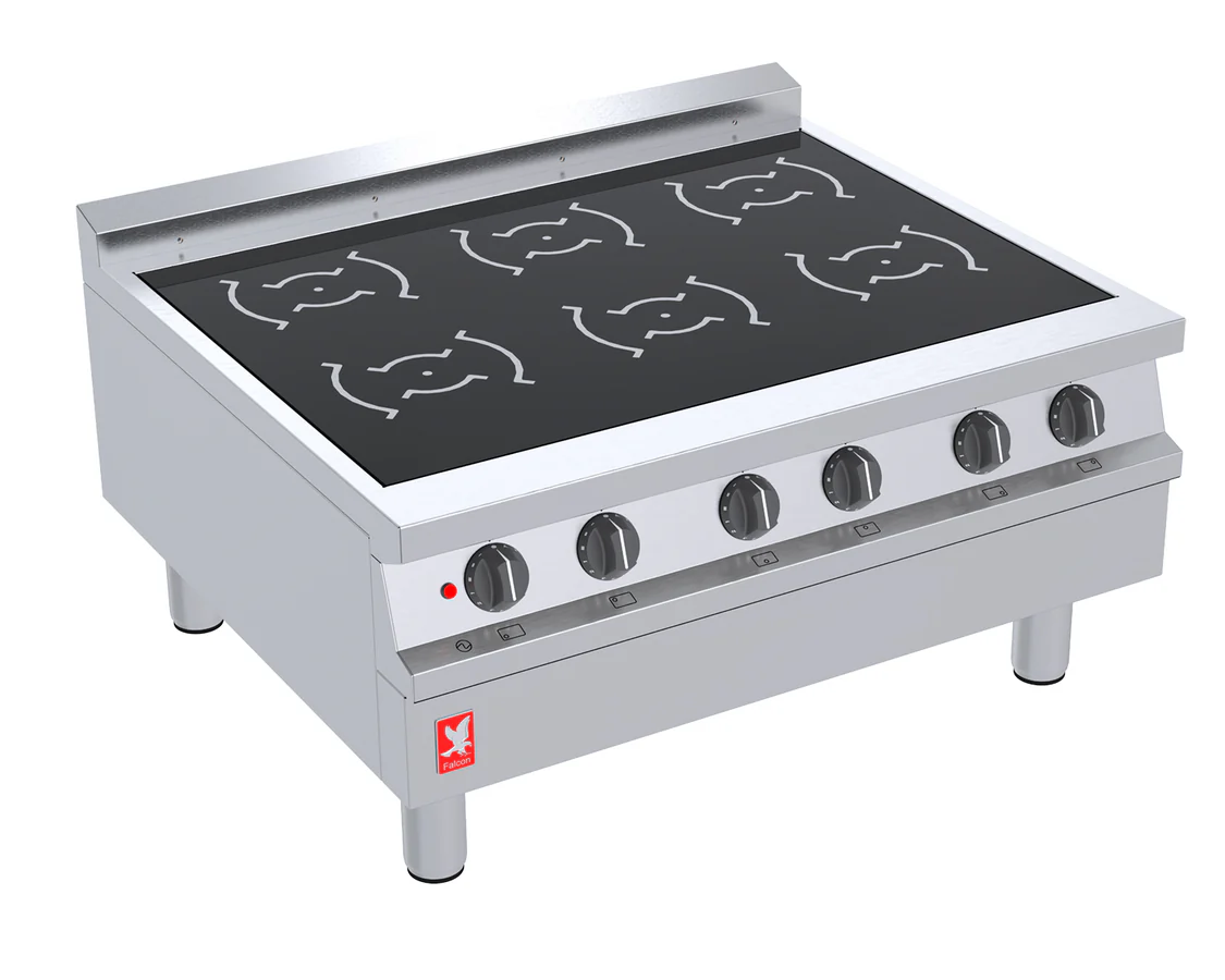 Falcon One Series – E1603i – 6 Zone Induction Countertop – Three Phase – 11.1kw