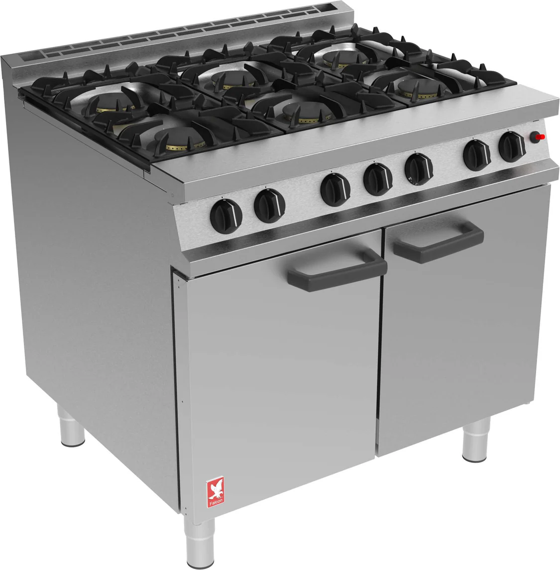Falcon G3101 – 6 Burner Open Top Oven Range – Gas