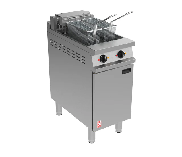 Falcon E3845 - Twin Pan Fryer - Electric
