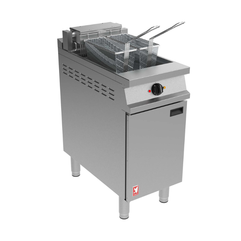 Falcon E3840 - Single Pan, Twin Basket Fryer - Electric
